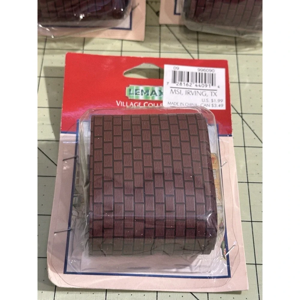 Lemax Village Collection PVC Brick road‎ Lot Of 3 New
